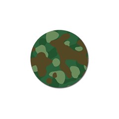 Initial Camouflage Como Green Brown Golf Ball Marker (4 Pack) by Mariart