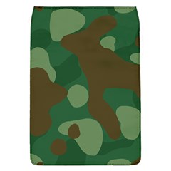 Initial Camouflage Como Green Brown Flap Covers (l)  by Mariart