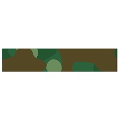 Initial Camouflage Como Green Brown Flano Scarf (small) by Mariart