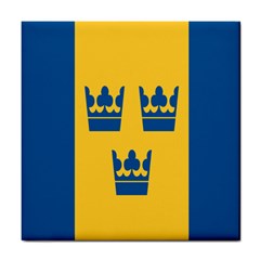 King Queen Crown Blue Yellow Tile Coasters by Mariart