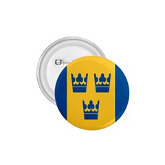 King Queen Crown Blue Yellow 1 75  Buttons by Mariart