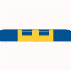 King Queen Crown Blue Yellow Small Bar Mats by Mariart