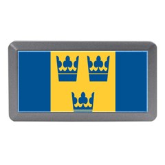 King Queen Crown Blue Yellow Memory Card Reader (mini) by Mariart