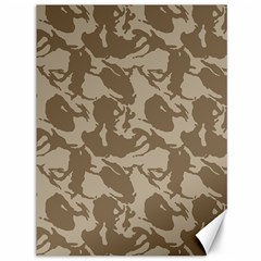 Initial Camouflage Brown Canvas 36  X 48   by Mariart