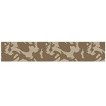 Initial Camouflage Brown Flano Scarf (Large) Back