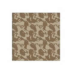 Initial Camouflage Brown Satin Bandana Scarf by Mariart