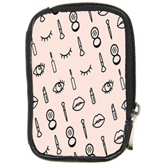 Makeup Tools Eye Mirror Pink Lip Compact Camera Cases