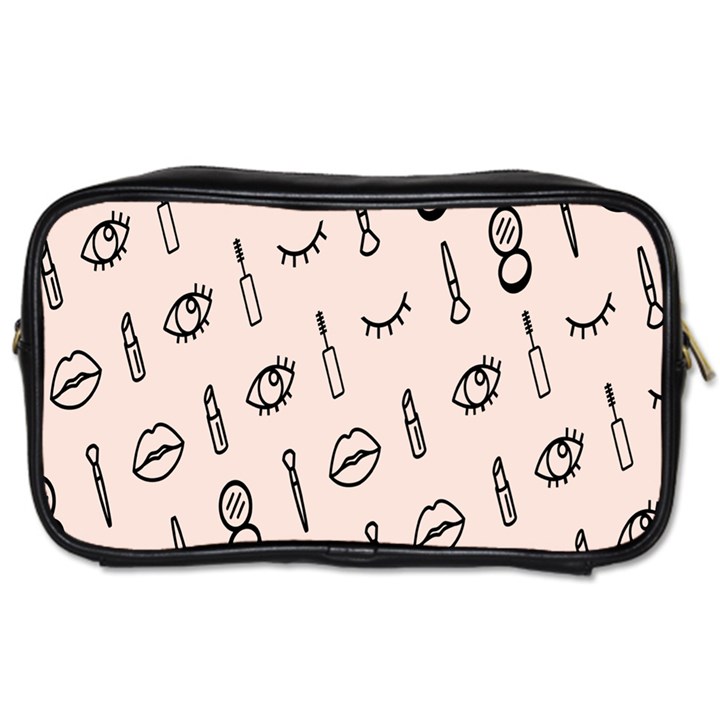 Makeup Tools Eye Mirror Pink Lip Toiletries Bags 2-Side