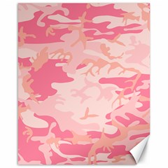 Initial Camouflage Camo Pink Canvas 16  X 20   by Mariart