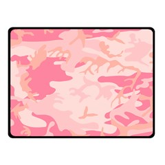 Initial Camouflage Camo Pink Fleece Blanket (small) by Mariart