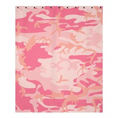 Initial Camouflage Camo Pink Shower Curtain 60  X 72  (medium)  by Mariart