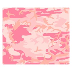 Initial Camouflage Camo Pink Double Sided Flano Blanket (small)  by Mariart