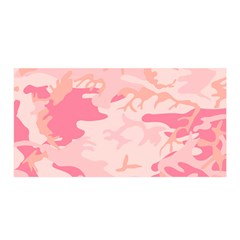 Initial Camouflage Camo Pink Satin Wrap by Mariart