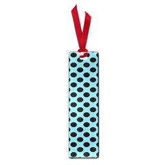 Polka Dot Blue Black Small Book Marks by Mariart