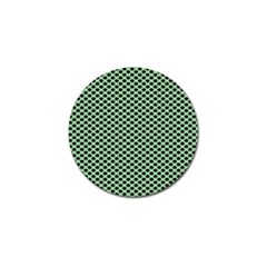 Polka Dot Green Black Golf Ball Marker (4 Pack) by Mariart