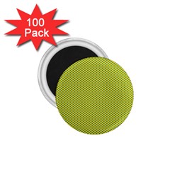 Polka Dot Green Yellow 1 75  Magnets (100 Pack)  by Mariart