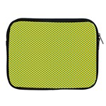 Polka Dot Green Yellow Apple iPad 2/3/4 Zipper Cases Front