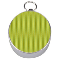 Polka Dot Green Yellow Silver Compasses by Mariart