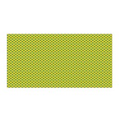 Polka Dot Green Yellow Satin Wrap by Mariart