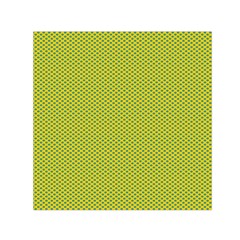 Polka Dot Green Yellow Small Satin Scarf (square) by Mariart