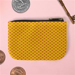 Polka Dot Orange Yellow Mini Coin Purses Back