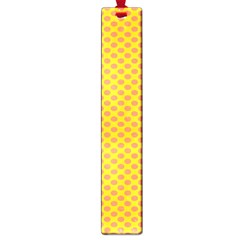 Polka Dot Orange Yellow Large Book Marks by Mariart