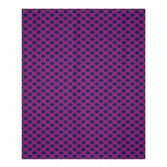 Polka Dot Purple Blue Shower Curtain 60  X 72  (medium)  by Mariart