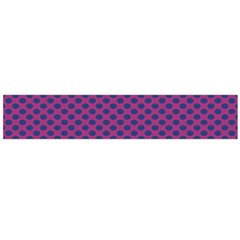 Polka Dot Purple Blue Flano Scarf (large)