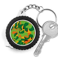 Initial Camouflage Green Orange Yellow Measuring Tapes by Mariart