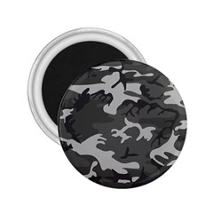 Initial Camouflage Grey 2 25  Magnets by Mariart