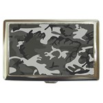 Initial Camouflage Grey Cigarette Money Cases Front