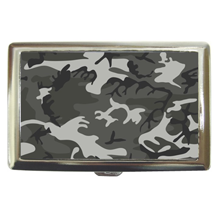 Initial Camouflage Grey Cigarette Money Cases