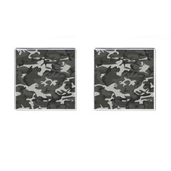 Initial Camouflage Grey Cufflinks (square) by Mariart