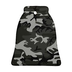 Initial Camouflage Grey Ornament (bell)