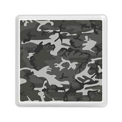 Initial Camouflage Grey Memory Card Reader (square)  by Mariart