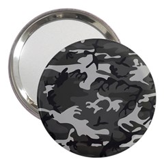 Initial Camouflage Grey 3  Handbag Mirrors by Mariart