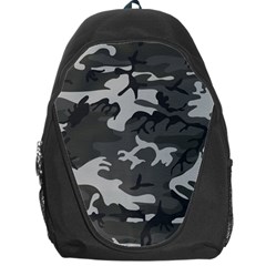 Initial Camouflage Grey Backpack Bag by Mariart