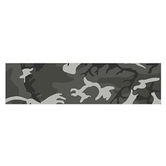 Initial Camouflage Grey Satin Scarf (oblong) by Mariart