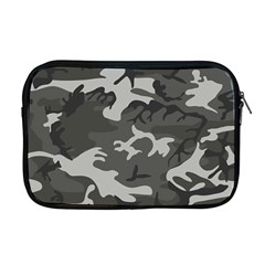 Initial Camouflage Grey Apple Macbook Pro 17  Zipper Case by Mariart