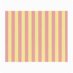 Pink Yellow Stripes Line Small Glasses Cloth (2-side) by Mariart