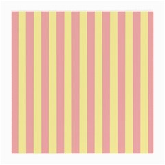 Pink Yellow Stripes Line Medium Glasses Cloth by Mariart