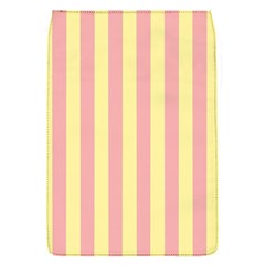 Pink Yellow Stripes Line Flap Covers (s)  by Mariart