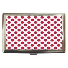 Polka Dot Red White Cigarette Money Cases by Mariart