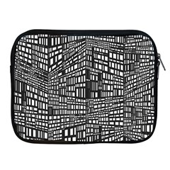 Plaid Black White Apple Ipad 2/3/4 Zipper Cases by Mariart