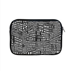 Plaid Black White Apple Macbook Pro 15  Zipper Case by Mariart