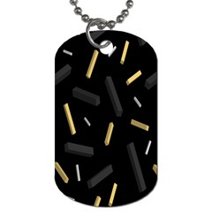 Rectangle Chalks Dog Tag (one Side)