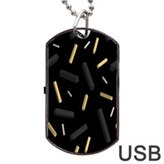 Rectangle Chalks Dog Tag Usb Flash (one Side) by Mariart