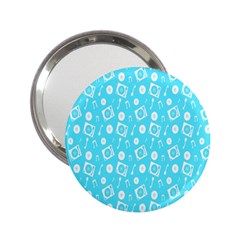 Record Blue Dj Music Note Club 2 25  Handbag Mirrors by Mariart