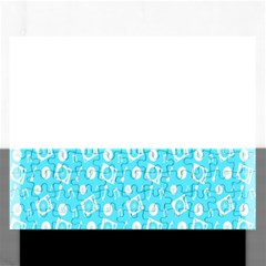 Record Blue Dj Music Note Club Rectangular Jigsaw Puzzl by Mariart