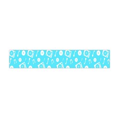 Record Blue Dj Music Note Club Flano Scarf (mini) by Mariart